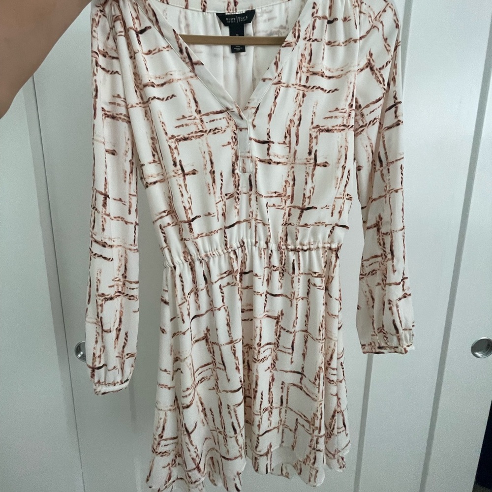 White House Black Market 00 long sleeve dress